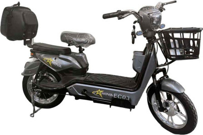 Электровелосипед NoVa EC-03 (серый, без цепи)