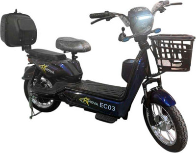 Электровелосипед NoVa EC-03 (синий, без цепи)