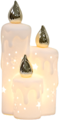 Набор световых фигурок Lefard Свечи с LED-подсветкой 146-2253