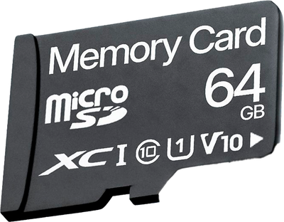 Карта памяти Memory 64GB Class 10 (без адаптера)