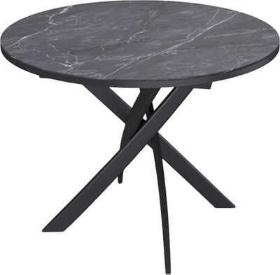 Обеденный стол Kenner R900 (черный/керамика мрамор черный)