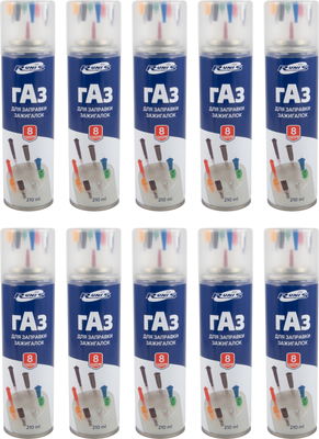 Топливо для зажигалки Runis Premium 1-005 (10х210мл)