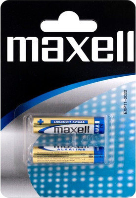 Комплект батареек Maxell ААА/LR03 Alkaline 1.5V (2шт)