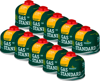 Газовый баллон туристический Tourist Standard TBR-230 (10шт)