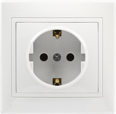 Розетка SmartBuy Венера SBE-01w-16-S1-Z (белый)