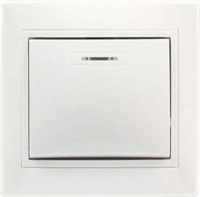 Выключатель SmartBuy Венера SBE-01w-10-SW1-1 (белый)