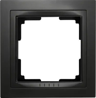 Рамка для выключателей и розеток SmartBuy Нептун SBE-05b-Plastic-FR-1 (черный)