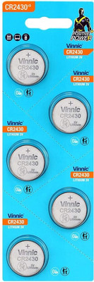 Комплект батареек Vinnic CR2430-C5 Lithium 3V (5шт)