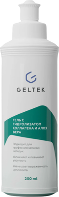 Гель для тела Geltek с гидролизатом коллагена и алоэ вера (250мл)