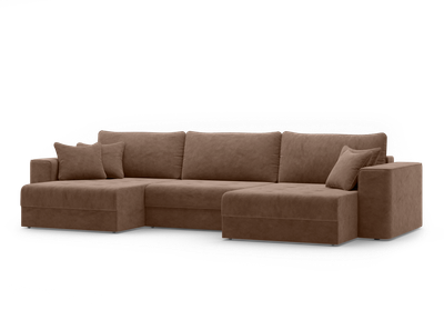 Диван П-образный Mio Tesoro 036 ПТД (Germes Chocolate)