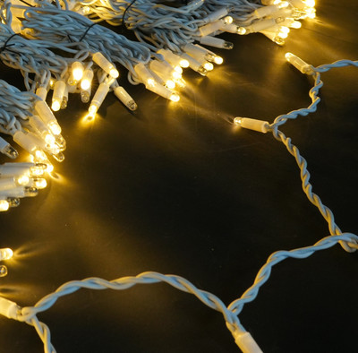 Светодиодная гирлянда ULED Стринг-лайт ULED-SL-100-24V-(W-F-FWW/FWW)