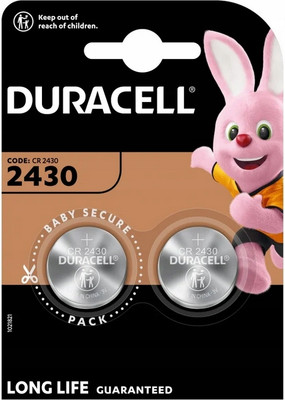Комплект батареек Duracell CR2430 Lithium 3V (2шт)