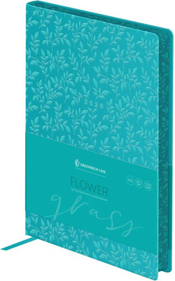 Ежедневник Greenwich Line Flower. Grass 2026г А5 / DdА5_65709 (176л)