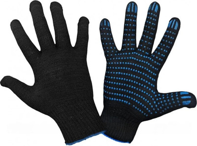 Перчатки защитные No Brand Протектор 7.5 класс 6-нитка (черный)