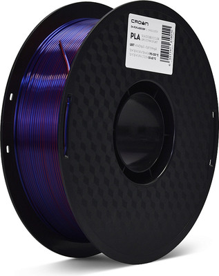 Пластик для 3D-печати Crown PLA Silk / CM-FILPLASD010RP (1.75мм, 1кг, красный/пурпурный)