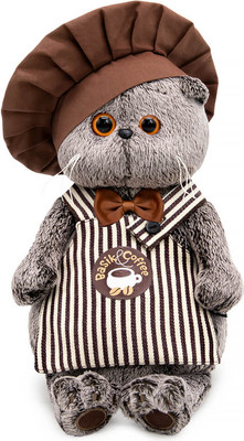 Мягкая игрушка Budi Basa Кот Басик-бариста / 2475915