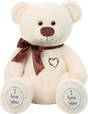 Мягкая игрушка Kult of toys Медведь Фил / 10927361 (латте)