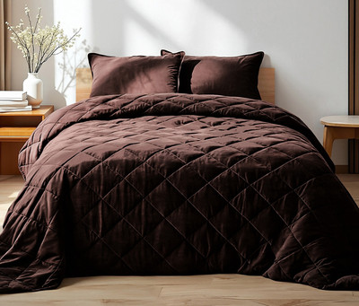 Покрывало Этель 10416638 (220х240, коричневый)