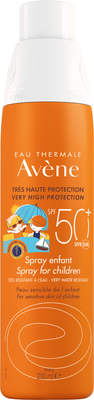 Спрей солнцезащитный Avene Solaires для детей SPF 50+ (200мл)