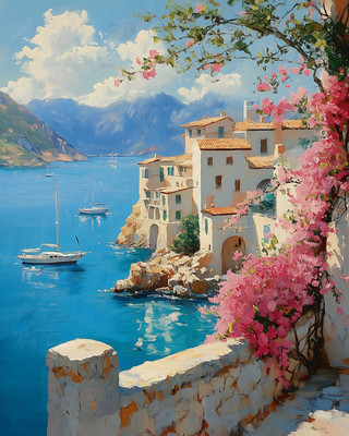 Набор алмазной вышивки Феникс+ Озеро Комо / 71380