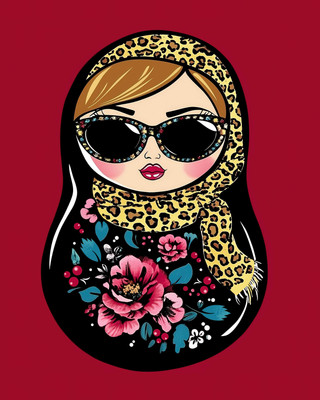 Набор алмазной вышивки Феникс+ Матрешка / 71428