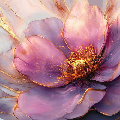 Набор алмазной вышивки Феникс+ Розовый мак / 71430