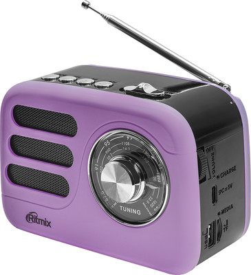 Радиоприемник Ritmix RPR-033 (лавандовый)