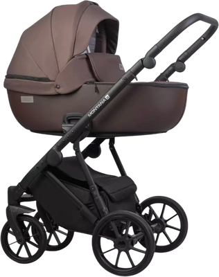 Детская универсальная коляска Riko Montana X Plus 2 в 1 (коричневый)