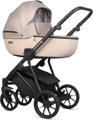 Детская универсальная коляска Riko Montana X Plus 3 в 1 (бежевый)