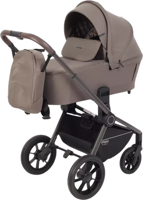 Детская универсальная коляска MOWbaby Zoom PU 2в1 / RA086 (Mocca)