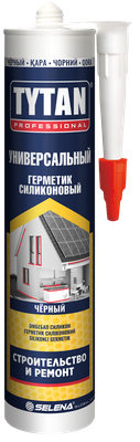 Герметик силиконовый Tytan Professional Универсальный 59390 (280мл, черный)