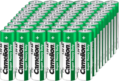 Комплект батареек Camelion R6P-SP4 Green / 1660 (60шт)