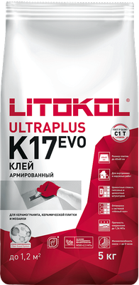 Клей для плитки Litokol Ultraplus K17 Evo (5кг)