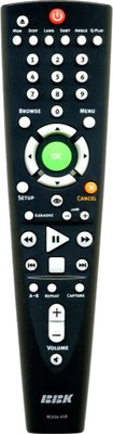 Универсальный пульт ДУ Lextool BBK RC-026-01R DVD плеер+караоке orig box (IC)
