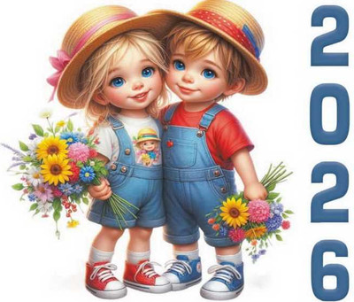 Календарь настенный Витебская областная типография Дети. 2026 год / 25С43