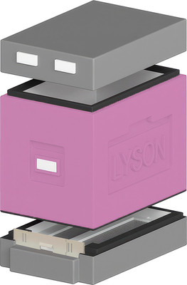 Улей Lyson Дадан На 6 Рамок / WDD13 (фиолетовый/серый)