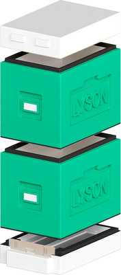 Улей Lyson Дадан На 6 Рамок / WDD100GW (зеленый/неокрашенный)