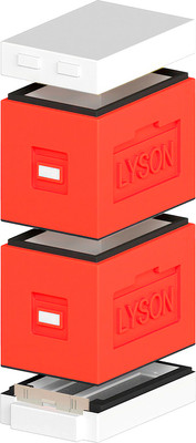 Улей Lyson Дадан На 6 Рамок / WDD100RDW (красный/неокрашенный)