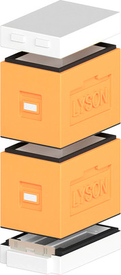 Улей Lyson Дадан На 6 Рамок / WDD100ORW (оранжевый/неокрашенный)