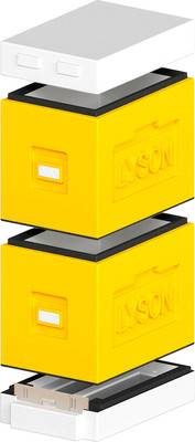 Улей Lyson Дадан На 6 Рамок / WDD100YW (желтый/неокрашенный)