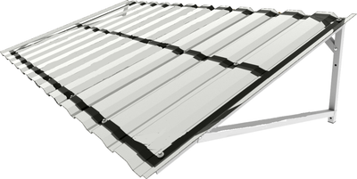 Козырек ИМпласт Прямой Василек скат телескоп МП-20 / 15461 (прозрачный)