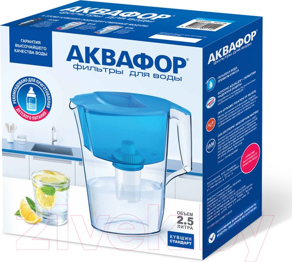 Изображение товара Фильтр-кувшин Аквафор Стандарт (голубой)