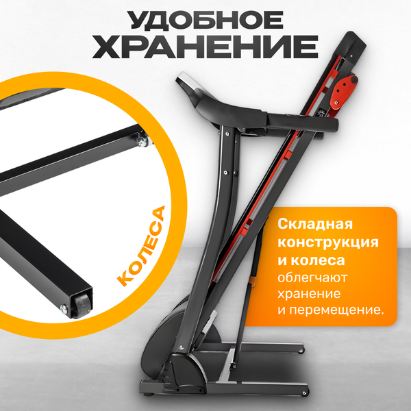 Изображение товара Электрическая беговая дорожка Sundays Fitness Middle Line T2000D