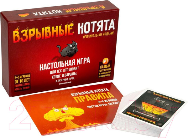 Изображение товара Настольная игра Мир Хобби Взрывные котята / 915083