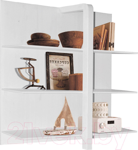 Изображение товара Стеллаж Dipriz Мадейра Д 3114 (белый воск)