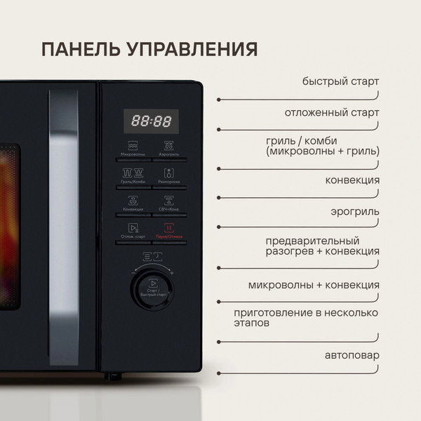 Изображение товара Микроволновая печь Rondell RDE-MW258