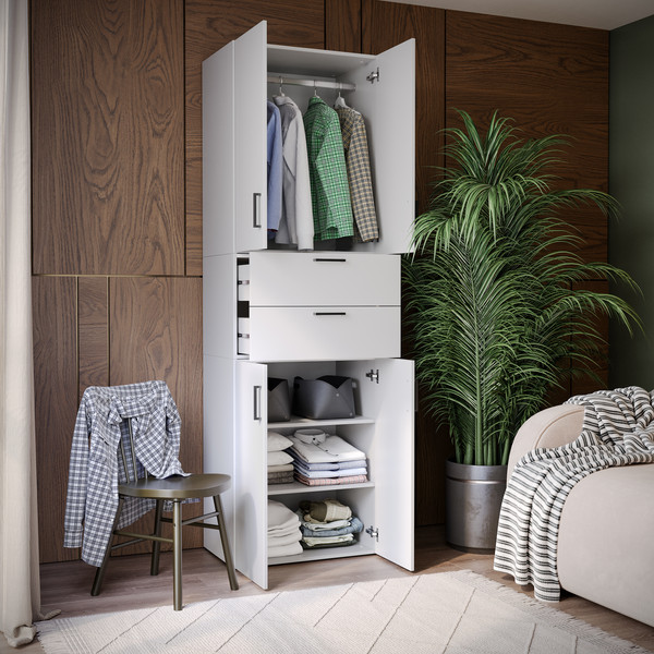 Изображение товара Шкаф Mio Tesoro Tandem К2 (белый)