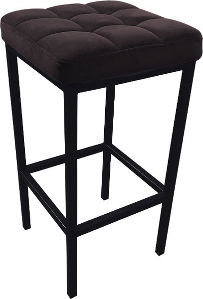 Изображение товара Табурет барный Древпром Камелот ДП2-07 полубарный (черный матовый/катания стоун)