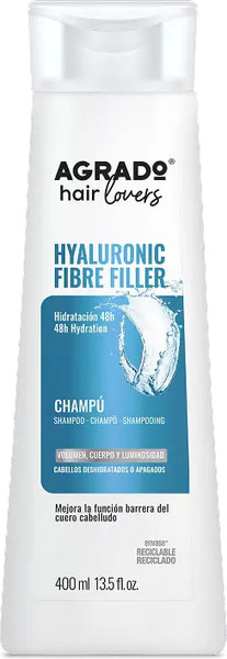 Изображение товара Шампунь для волос Agrado Hyaluronic Fibre Filler Shampoo (400мл)