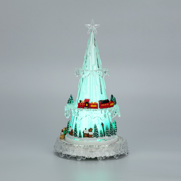 Изображение товара Световая фигурка Neon-Night Новогодний поезд с мелодией 513-025